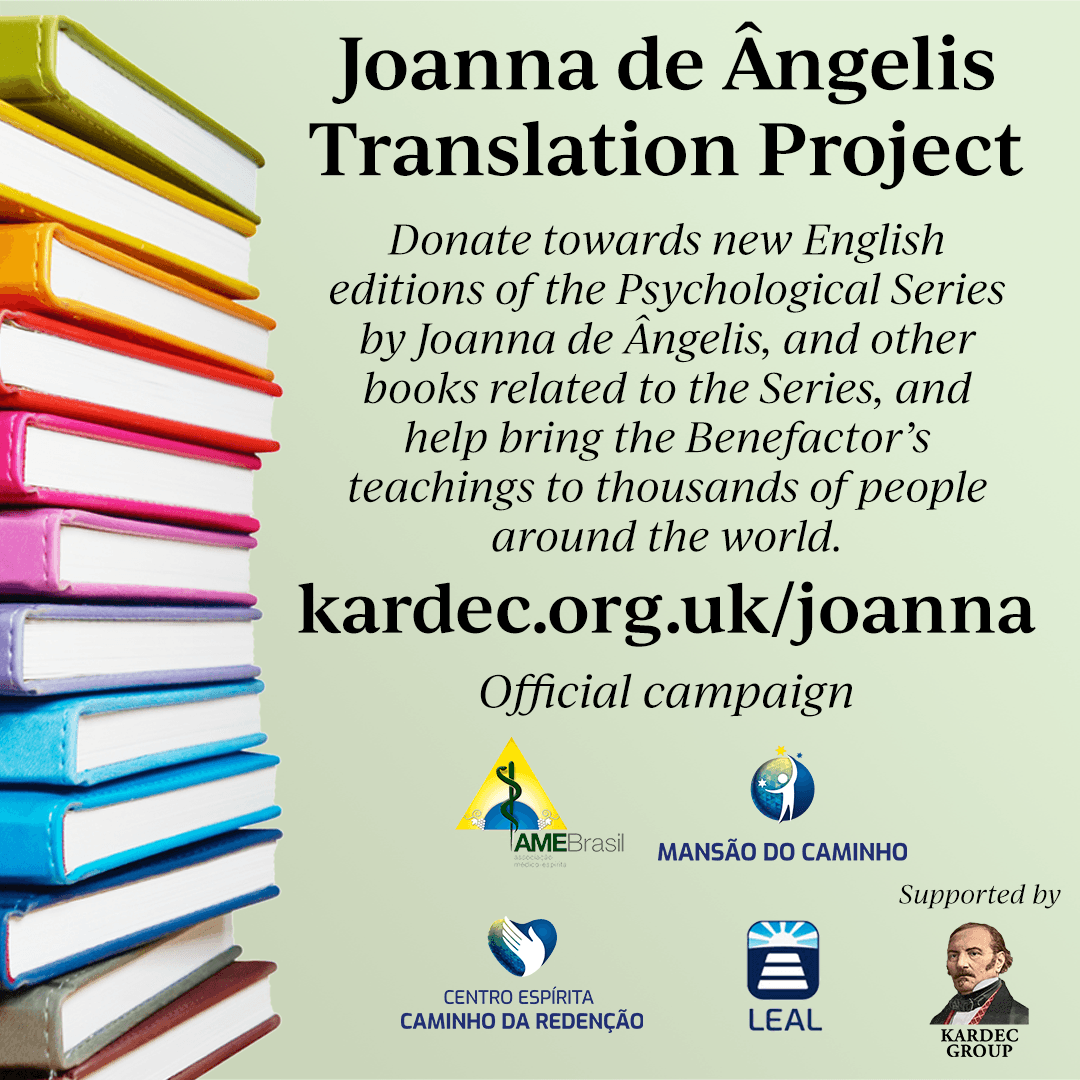 Joanna de Ângelis Translation Project / Projeto de tradução – Kardec Group